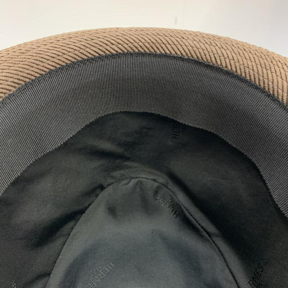 HERMES Hat Brown 59 Hermes - Picture 8 of 8